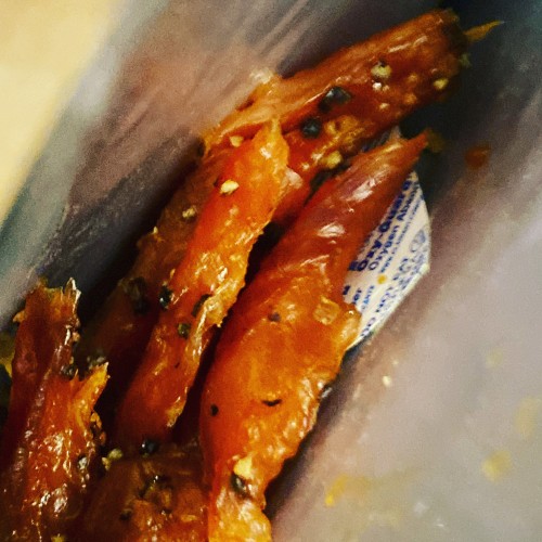 Candied Salmon Jerky - Garlic & Pepper